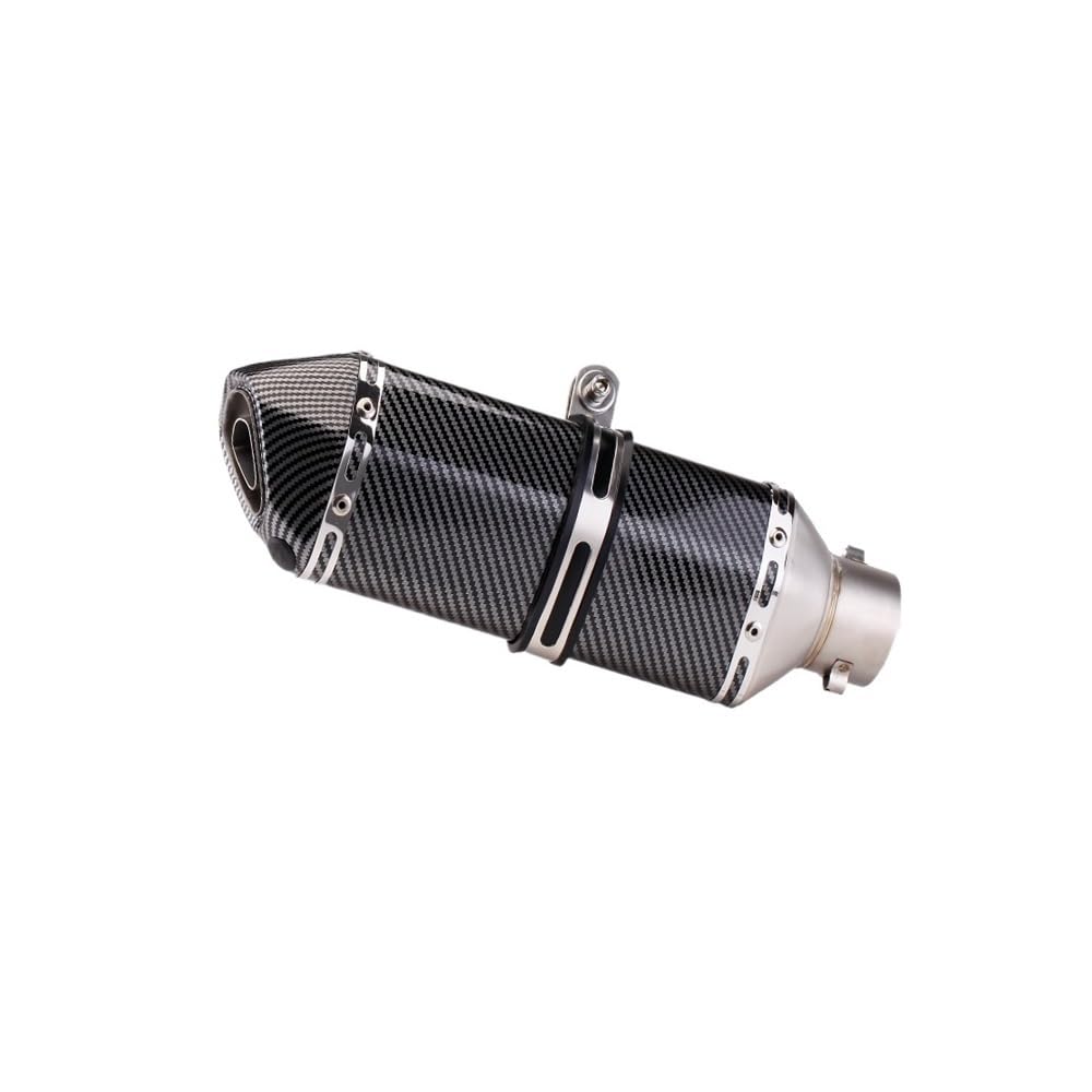 BIKKJBK Motorrad Schalldämpfer 51mm Universal Zubehör Motorrad Auspuffrohr Modifizierte Schalldämpfer Rohr Für XJ6 MT07 09 03 BIKKJBK Motorrad Schalldämpfer 51mm Universal Zubehör Motorrad Auspuffrohr Modifizierte Schalldämpfer Rohr Für XJ6 MT07 09 03 von BIKKJBK