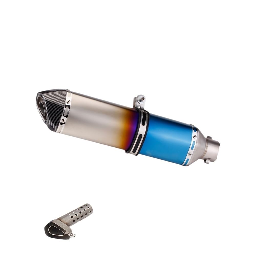 BIKKJBK Motorrad Schalldämpfer 51mm Universal Zubehör Motorrad Auspuffrohr Modifizierte Schalldämpfer Rohr Für XJ6 MT07 09 03 BIKKJBK Motorrad Schalldämpfer 51mm Universal Zubehör Motorrad Auspuffrohr Modifizierte Schalldämpfer Rohr Für XJ6 MT07 09 03 von BIKKJBK