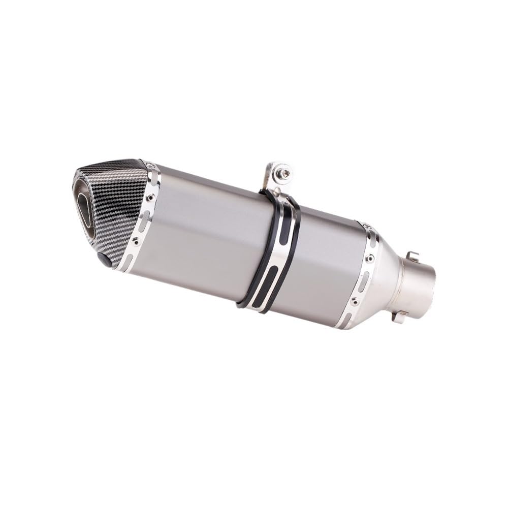 BIKKJBK Motorrad Schalldämpfer 51mm Universal Zubehör Motorrad Auspuffrohr Modifizierte Schalldämpfer Rohr Für XJ6 MT07 09 03 BIKKJBK Motorrad Schalldämpfer 51mm Universal Zubehör Motorrad Auspuffrohr Modifizierte Schalldämpfer Rohr Für XJ6 MT07 09 03 von BIKKJBK