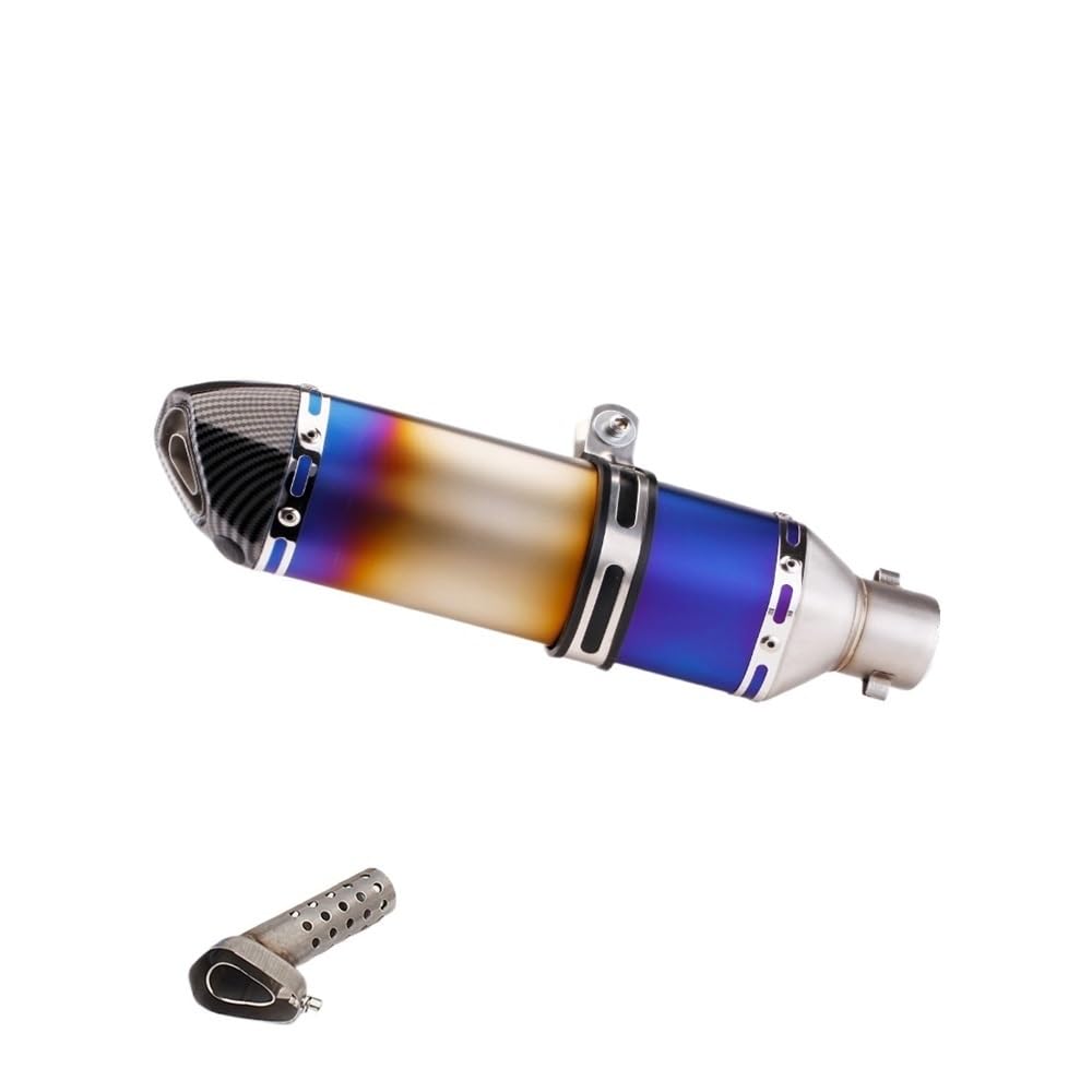 BIKKJBK Motorrad Schalldämpfer 51mm Universal Zubehör Motorrad Auspuffrohr Modifizierte Schalldämpfer Rohr Für XJ6 MT07 09 03 BIKKJBK Motorrad Schalldämpfer 51mm Universal Zubehör Motorrad Auspuffrohr Modifizierte Schalldämpfer Rohr Für XJ6 MT07 09 03 von BIKKJBK