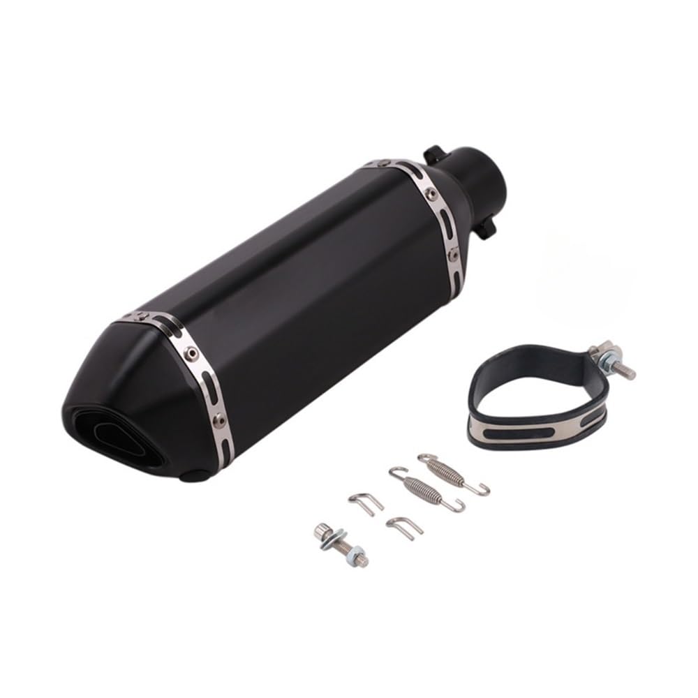 BIKKJBK Motorrad Schalldämpfer 51mm Universal Zubehör Motorrad Auspuffrohr Modifizierte Schalldämpfer Rohr Für XJ6 MT07 09 03 BIKKJBK Motorrad Schalldämpfer 51mm Universal Zubehör Motorrad Auspuffrohr Modifizierte Schalldämpfer Rohr Für XJ6 MT07 09 03 von BIKKJBK