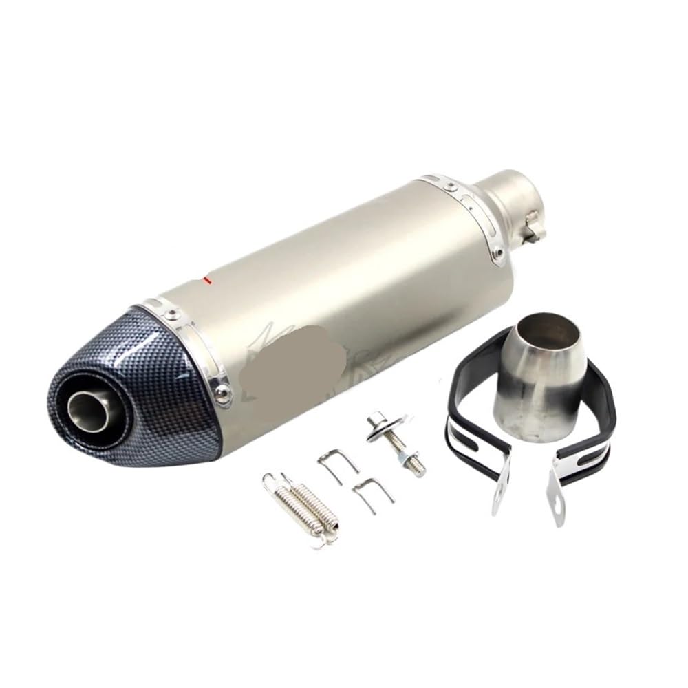 BIKKJBK Motorrad Schalldämpfer 51mm Universel Motorrad Auspuff Schalldämpfer Modifiziertes Rohr Für X-ADV750 XMAX300 RC390 R15 Fahrrad BIKKJBK Motorrad Schalldämpfer 51mm Universel Motorrad Auspuff Schalldämpfer Modifiziertes Rohr Für X-ADV750 XMAX300 RC390 R15 Fahrrad von BIKKJBK