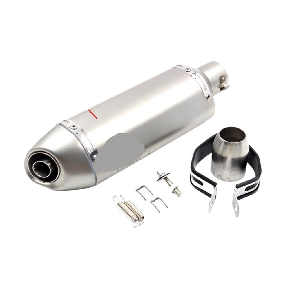 BIKKJBK Motorrad Schalldämpfer 51mm Universel Motorrad Auspuff Schalldämpfer Modifiziertes Rohr Für X-ADV750 XMAX300 RC390 R15 Fahrrad BIKKJBK Motorrad Schalldämpfer 51mm Universel Motorrad Auspuff Schalldämpfer Modifiziertes Rohr Für X-ADV750 XMAX300 RC390 R15 Fahrrad von BIKKJBK
