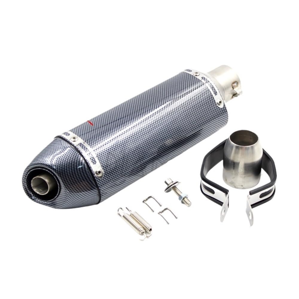 BIKKJBK Motorrad Schalldämpfer 51mm Universel Motorrad Auspuff Schalldämpfer Modifiziertes Rohr Für X-ADV750 XMAX300 RC390 R15 Fahrrad BIKKJBK Motorrad Schalldämpfer 51mm Universel Motorrad Auspuff Schalldämpfer Modifiziertes Rohr Für X-ADV750 XMAX300 RC390 R15 Fahrrad von BIKKJBK