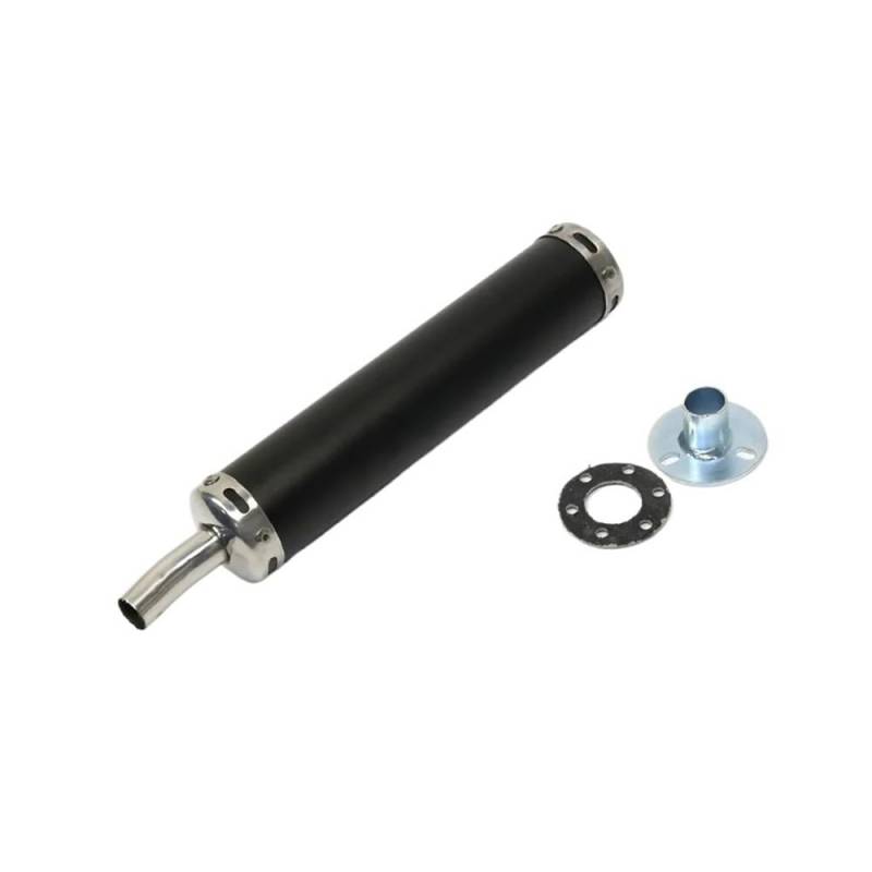 BIKKJBK Motorrad Schalldämpfer 60x280mm Universal Zweitakt-Scooter Dirt Motorrad Auspuff Schalldämpfer Stille Schalldämpfer 2-Takt Auspuffrohr Schalldämpfer von BIKKJBK