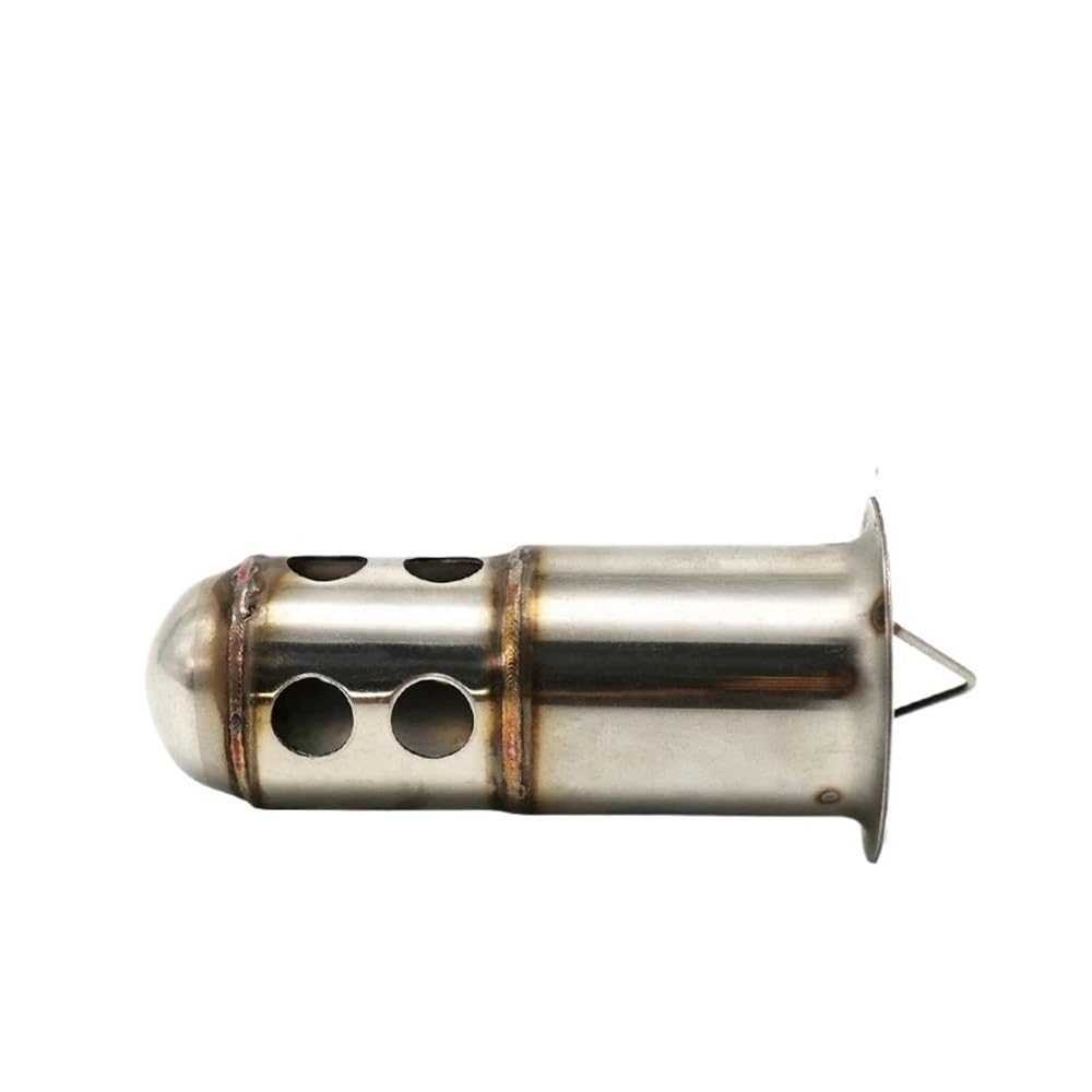 BIKKJBK Motorrad Schalldämpfer Für 51 Mm 60 Mm Einlass-Motorrad-Auspuffschalldämpfer, Verstellbarer Schalldämpfer, Geräusch-Sound-Eliminator von BIKKJBK