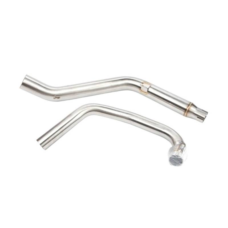 BIKKJBK Motorrad Schalldämpfer Für CBF190R CB190R CBF190X Motorrad Auspuffrohr Mittleren Link Mid Rohr Rohr Schalldämpfer Für CBF190 von BIKKJBK