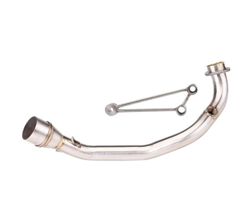 BIKKJBK Motorrad Schalldämpfer Für Cygnus V1-V3 Auspuff Vorne Link Rohr Volle Auspuff Schalldämpfer Slip Auf 51MM Motorrad Auspuff von BIKKJBK