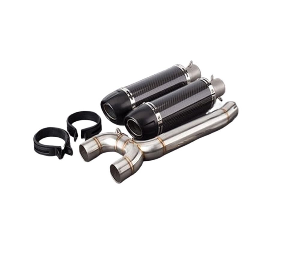 BIKKJBK Motorrad Schalldämpfer Für FZ6 FZ6N S2 FZ6S Für Fazer 600 2004-2011 Auspuff Motorrad Carbon Fiber Auspuff Mittelrohr Voll BIKKJBK Motorrad Schalldämpfer Für FZ6 FZ6N S2 FZ6S Für Fazer 600 2004-2011 Auspuff Motorrad Carbon Fiber Auspuff Mittelrohr Voll von BIKKJBK