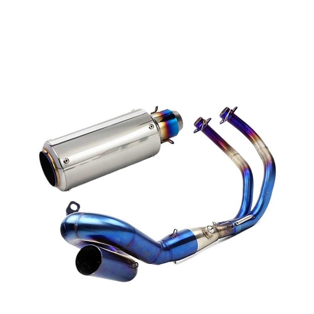 BIKKJBK Motorrad Schalldämpfer Für R7 R 7 2021 22 2023 Slip On Volle Motorrad Auspuff Ändern Vorne Link Rohr Carbon Schalldämpfer BIKKJBK Motorrad Schalldämpfer Für R7 R 7 2021 22 2023 Slip On Volle Motorrad Auspuff Ändern Vorne Link Rohr Carbon Schalldämpfer von BIKKJBK