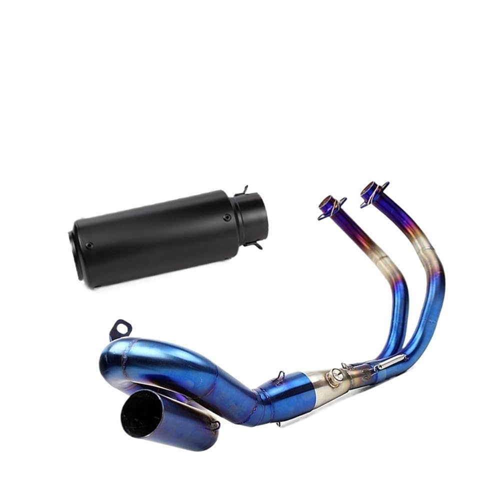 BIKKJBK Motorrad Schalldämpfer Für R7 R 7 2021 22 2023 Slip On Volle Motorrad Auspuff Ändern Vorne Link Rohr Carbon Schalldämpfer BIKKJBK Motorrad Schalldämpfer Für R7 R 7 2021 22 2023 Slip On Volle Motorrad Auspuff Ändern Vorne Link Rohr Carbon Schalldämpfer von BIKKJBK
