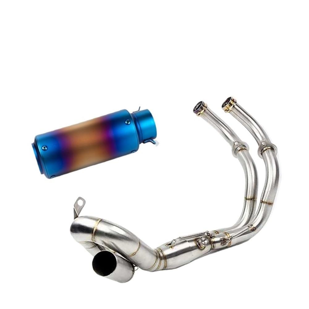 BIKKJBK Motorrad Schalldämpfer Für R7 R 7 2021 22 2023 Slip On Volle Motorrad Auspuff Ändern Vorne Link Rohr Carbon Schalldämpfer BIKKJBK Motorrad Schalldämpfer Für R7 R 7 2021 22 2023 Slip On Volle Motorrad Auspuff Ändern Vorne Link Rohr Carbon Schalldämpfer von BIKKJBK
