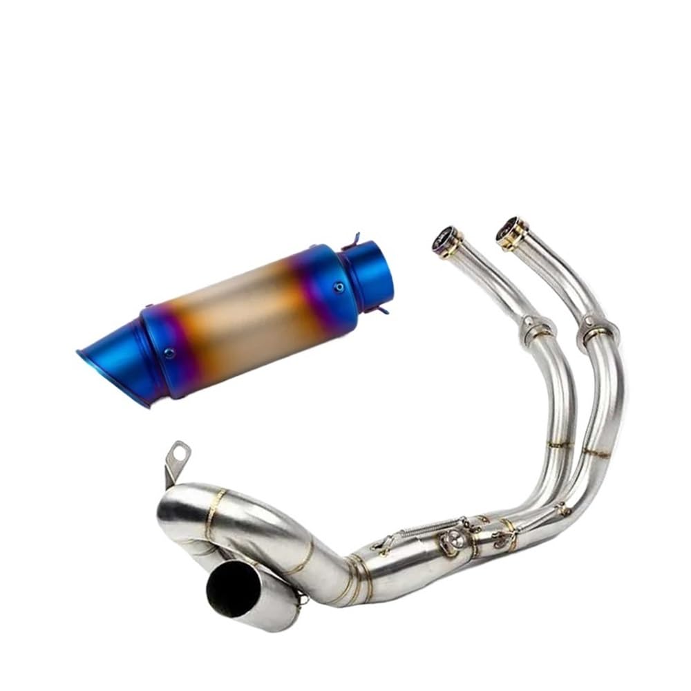 BIKKJBK Motorrad Schalldämpfer Für R7 R 7 2021 22 2023 Slip On Volle Motorrad Auspuff Ändern Vorne Link Rohr Carbon Schalldämpfer BIKKJBK Motorrad Schalldämpfer Für R7 R 7 2021 22 2023 Slip On Volle Motorrad Auspuff Ändern Vorne Link Rohr Carbon Schalldämpfer von BIKKJBK