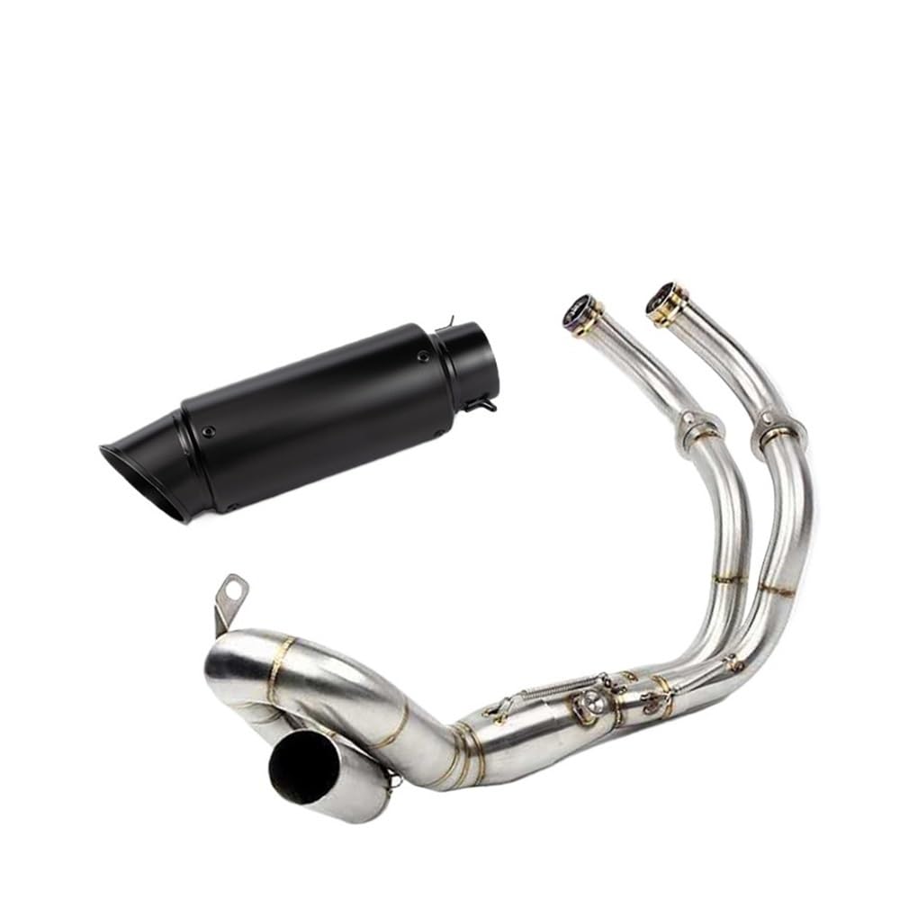 BIKKJBK Motorrad Schalldämpfer Für R7 R 7 2021 22 2023 Slip On Volle Motorrad Auspuff Ändern Vorne Link Rohr Carbon Schalldämpfer BIKKJBK Motorrad Schalldämpfer Für R7 R 7 2021 22 2023 Slip On Volle Motorrad Auspuff Ändern Vorne Link Rohr Carbon Schalldämpfer von BIKKJBK