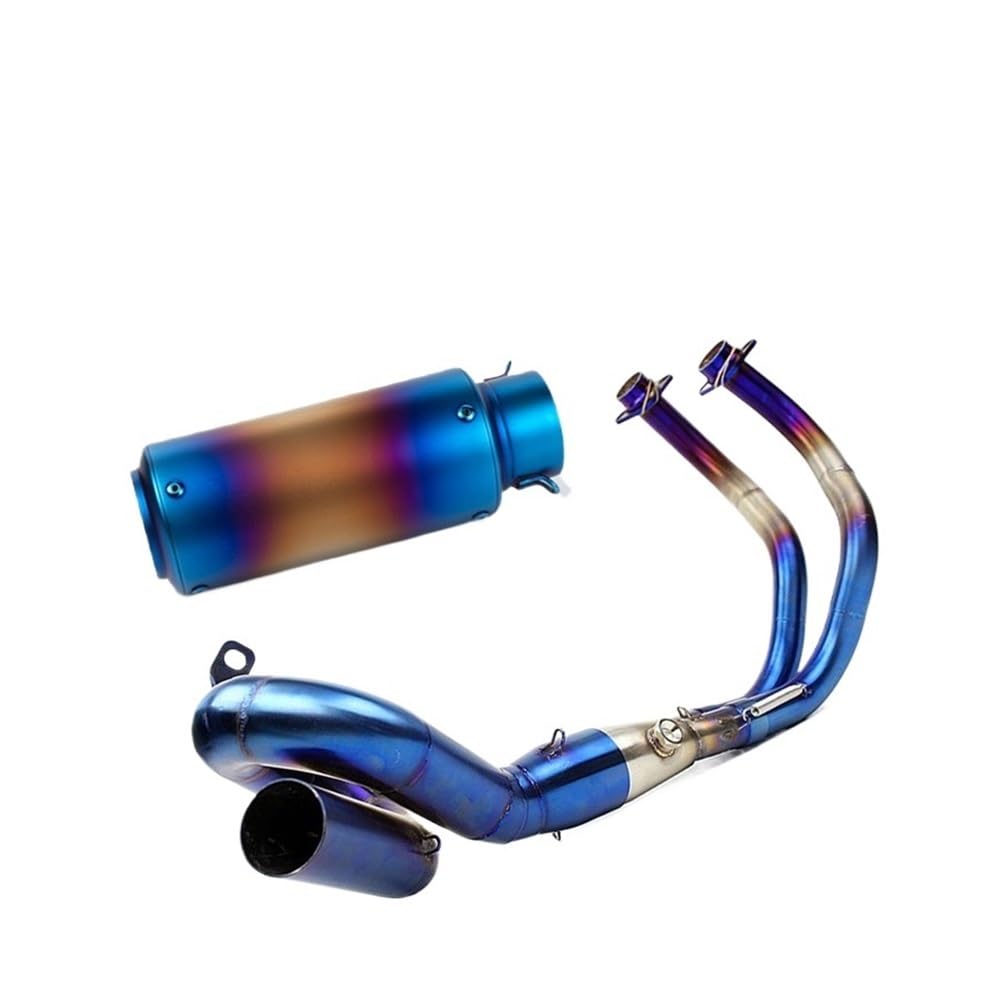 BIKKJBK Motorrad Schalldämpfer Für R7 R 7 2021 22 2023 Slip On Volle Motorrad Auspuff Ändern Vorne Link Rohr Carbon Schalldämpfer BIKKJBK Motorrad Schalldämpfer Für R7 R 7 2021 22 2023 Slip On Volle Motorrad Auspuff Ändern Vorne Link Rohr Carbon Schalldämpfer von BIKKJBK
