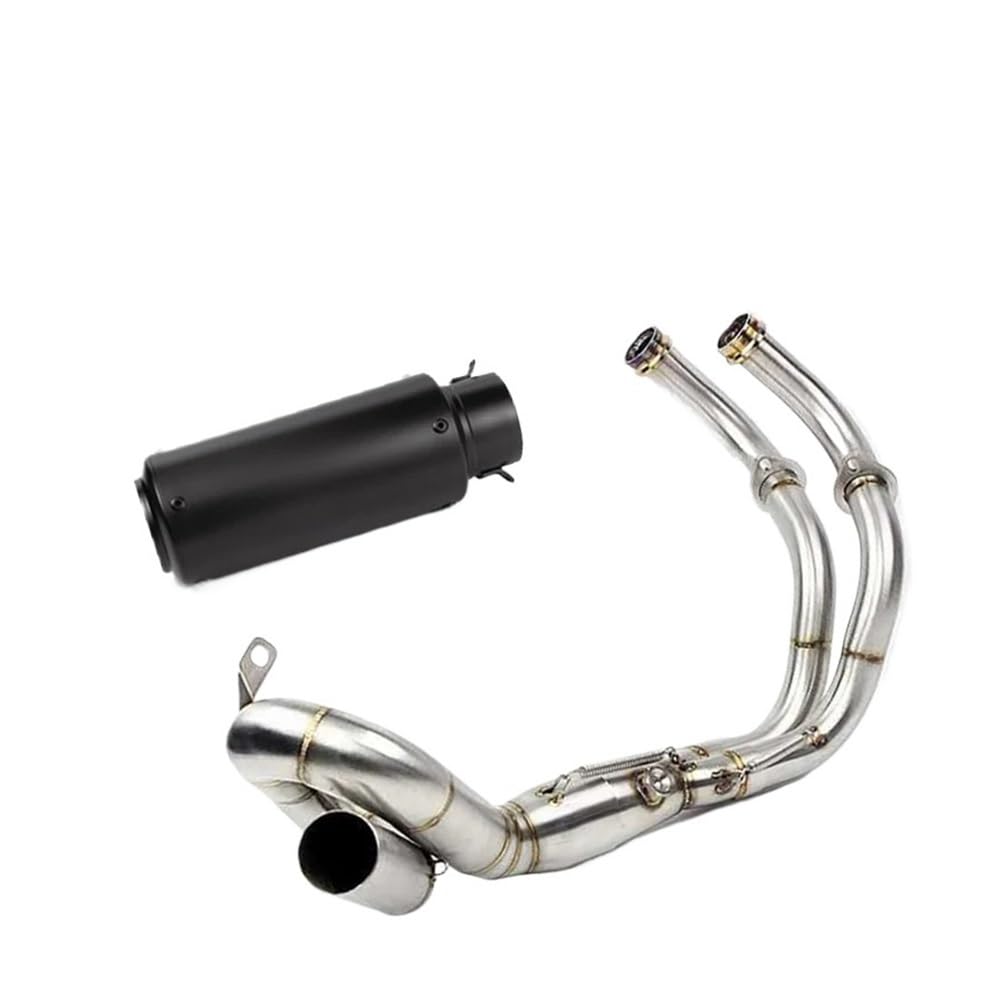 BIKKJBK Motorrad Schalldämpfer Für R7 R 7 2021 22 2023 Slip On Volle Motorrad Auspuff Ändern Vorne Link Rohr Carbon Schalldämpfer BIKKJBK Motorrad Schalldämpfer Für R7 R 7 2021 22 2023 Slip On Volle Motorrad Auspuff Ändern Vorne Link Rohr Carbon Schalldämpfer von BIKKJBK