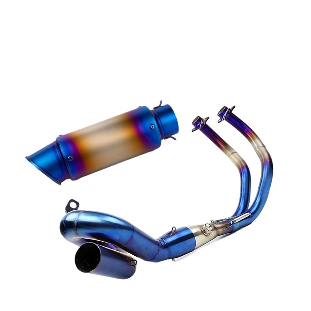 BIKKJBK Motorrad Schalldämpfer Für R7 R 7 2021 22 2023 Slip On Volle Motorrad Auspuff Ändern Vorne Link Rohr Carbon Schalldämpfer BIKKJBK Motorrad Schalldämpfer Für R7 R 7 2021 22 2023 Slip On Volle Motorrad Auspuff Ändern Vorne Link Rohr Carbon Schalldämpfer von BIKKJBK