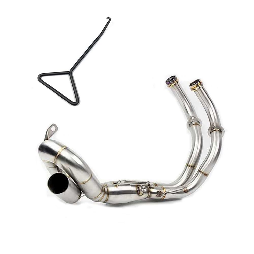 BIKKJBK Motorrad Schalldämpfer Für R7 R 7 2021 22 2023 Slip On Volle Motorrad Auspuff Ändern Vorne Link Rohr Carbon Schalldämpfer BIKKJBK Motorrad Schalldämpfer Für R7 R 7 2021 22 2023 Slip On Volle Motorrad Auspuff Ändern Vorne Link Rohr Carbon Schalldämpfer von BIKKJBK