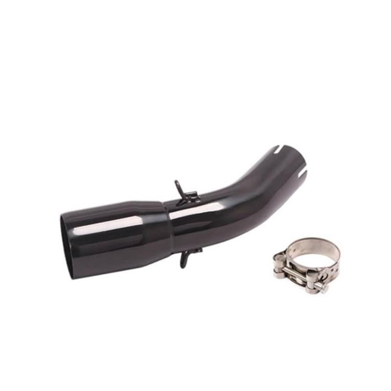 BIKKJBK Motorrad Schalldämpfer Für SV650 SV650X SV650S SV 650 2016-2021 Motorrad Modifizierte Mitte Link Rohr Verbinden 51mm Auspuff Moto von BIKKJBK