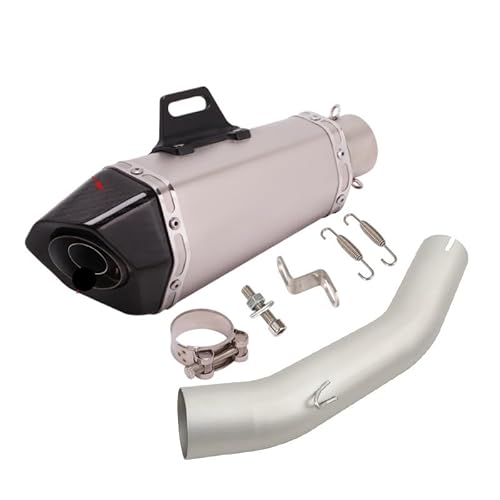 BIKKJBK Motorrad Schalldämpfer Für VFR800F VFR800X VFR 800 XF 2014-2020 Motorradauspuff Modifizieren Sie Das Verbindungsrohr Mit Schalldämpfer Moto BIKKJBK Motorrad Schalldämpfer Für VFR800F VFR800X VFR 800 XF 2014-2020 Motorradauspuff Modifizieren Sie Das Verbindungsrohr Mit Schalldämpfer Moto von BIKKJBK