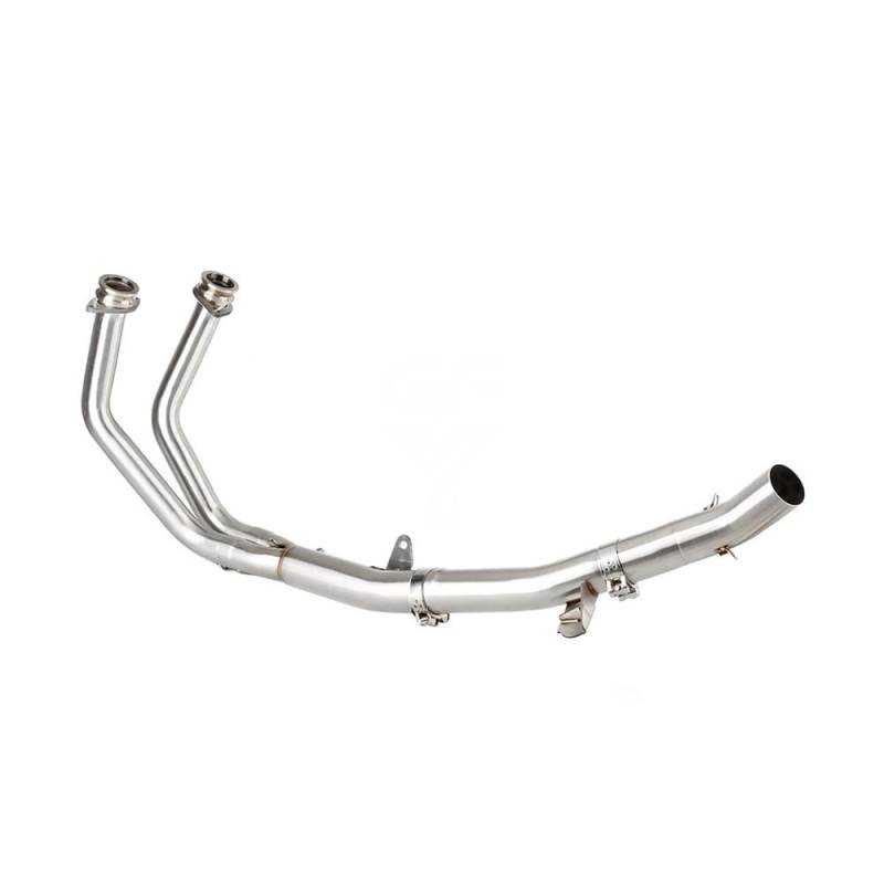 BIKKJBK Motorrad Schalldämpfer Für XL750 Für Transalp 2023 2024 CB750 23-24 Für Hornet 750 Motorrad Auspuff Header Link Pipe 51MM Slip-on von BIKKJBK
