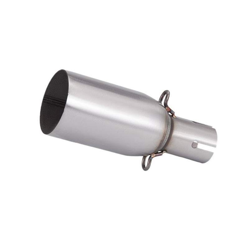 BIKKJBK Motorrad Schalldämpfer Modifiziertes Motorrad-Auspuffrohr, Verschiedene Größen, Passend Für 28–45 Mm Adapter, 51 Mm Mittelverbindungsrohr von BIKKJBK