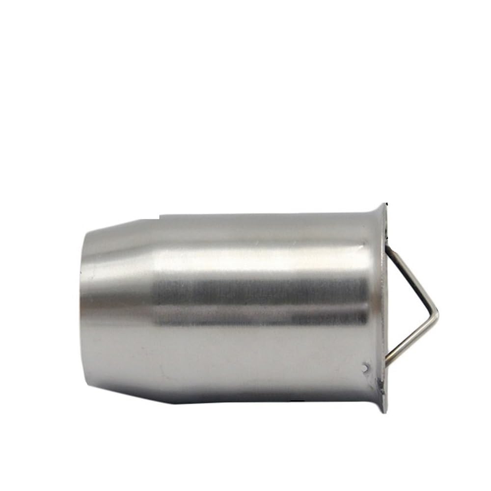 BIKKJBK Motorrad Schalldämpfer Motorrad 51 Mm 60 Mm Einlass-Auspuff-Schalldämpfer, Verstellbarer Schalldämpfer, Geräusch-Sound-Eliminator Vorne BIKKJBK Motorrad Schalldämpfer Motorrad 51 Mm 60 Mm Einlass-Auspuff-Schalldämpfer, Verstellbarer Schalldämpfer, Geräusch-Sound-Eliminator Vorne von BIKKJBK
