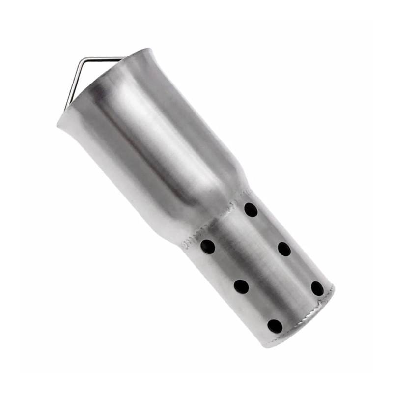 BIKKJBK Motorrad Schalldämpfer Motorrad Universal 51mm Auspuff Schalldämpfer Noise Sound Eliminator Motorrad Schallwand Schalldämpfer Moto Auspuff Teile von BIKKJBK
