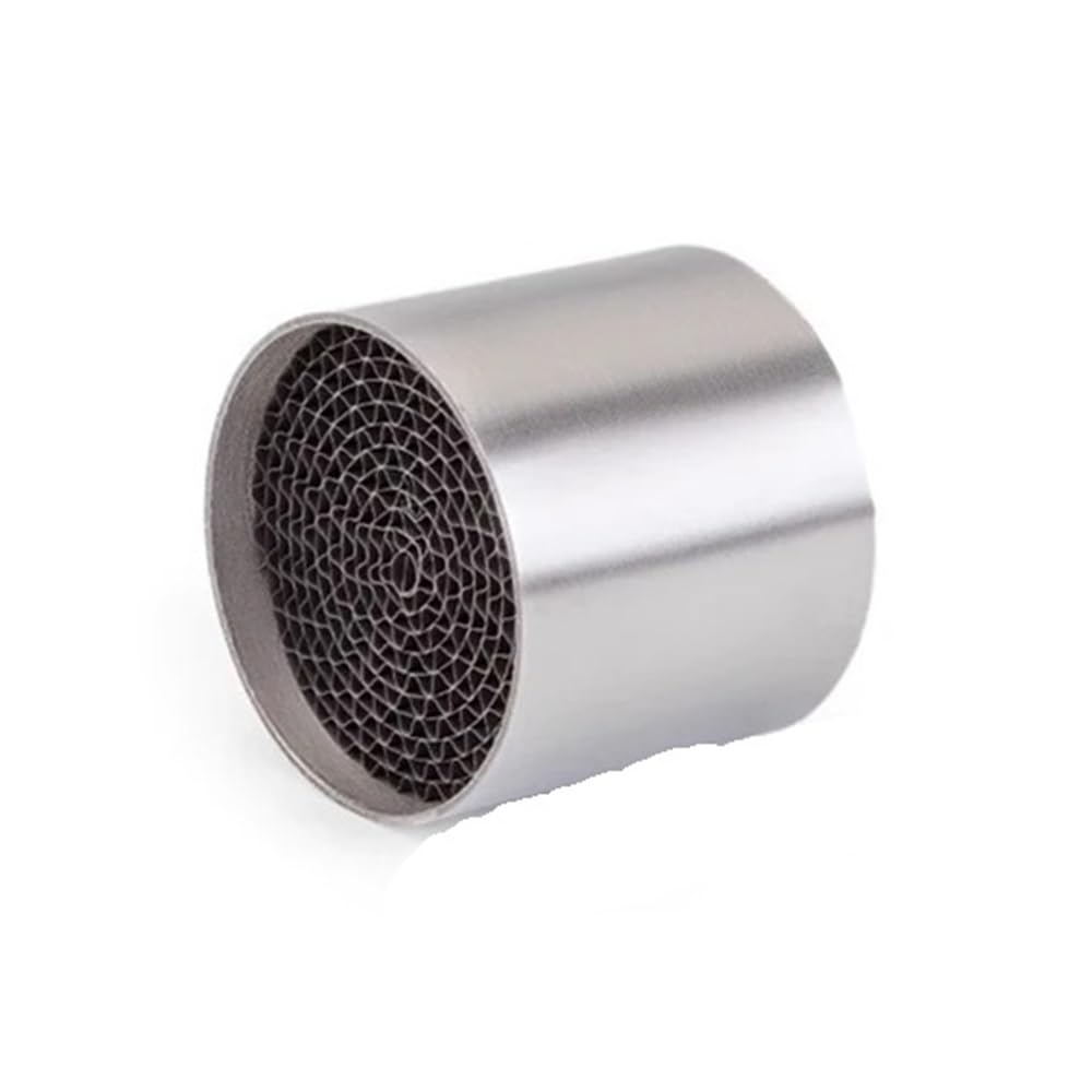 BIKKJBK Motorrad Schalldämpfer Outlet 45mm 48mm 50mm 53mm Universal Motorrad Auspuffrohr Vorne Mitte Waben Schalldämpfer Sound Eliminator BIKKJBK Motorrad Schalldämpfer Outlet 45mm 48mm 50mm 53mm Universal Motorrad Auspuffrohr Vorne Mitte Waben Schalldämpfer Sound Eliminator von BIKKJBK