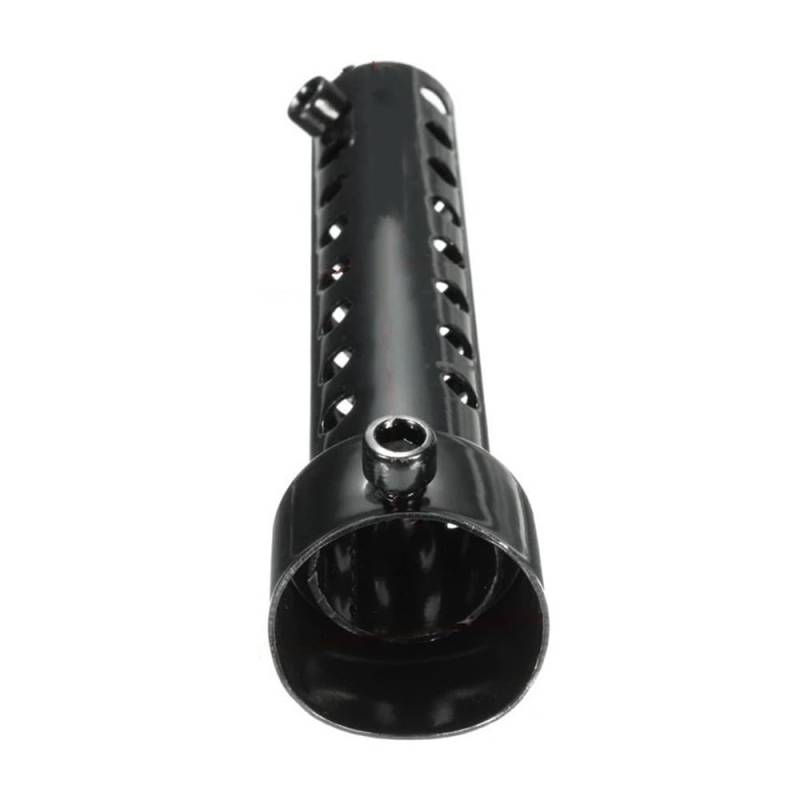 BIKKJBK Motorrad Schalldämpfer Schwarz 35mm/42mm/45mm/48mm/60mm Universal Motorrad Einstellbare Noise Sound Eliminator Auspuff Schalldämpfer von BIKKJBK