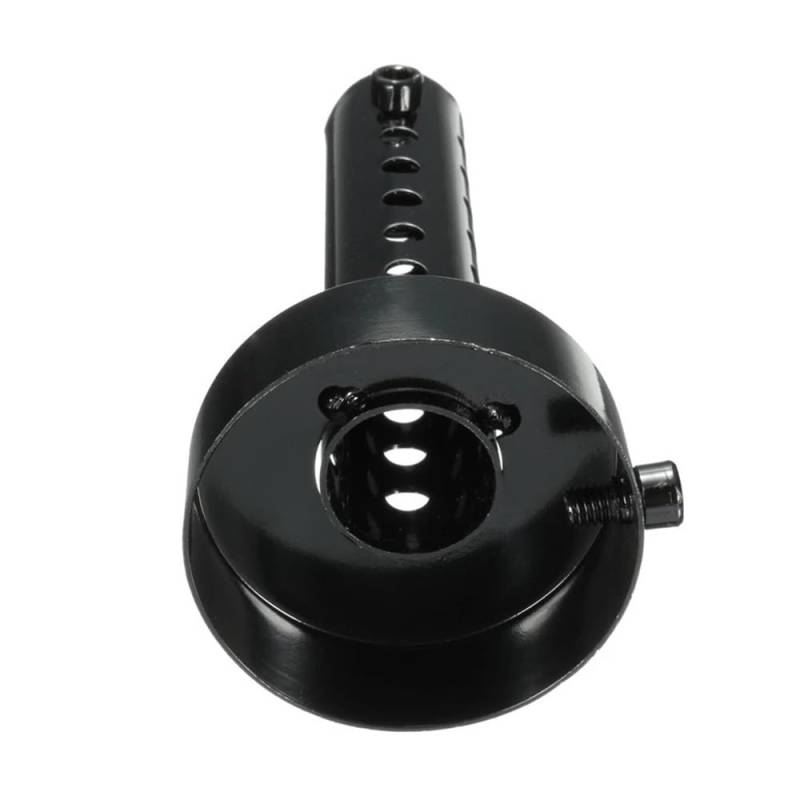 BIKKJBK Motorrad Schalldämpfer Schwarz 35mm/42mm/45mm/48mm/60mm Universal Motorrad Einstellbare Noise Sound Eliminator Auspuff Schalldämpfer von BIKKJBK