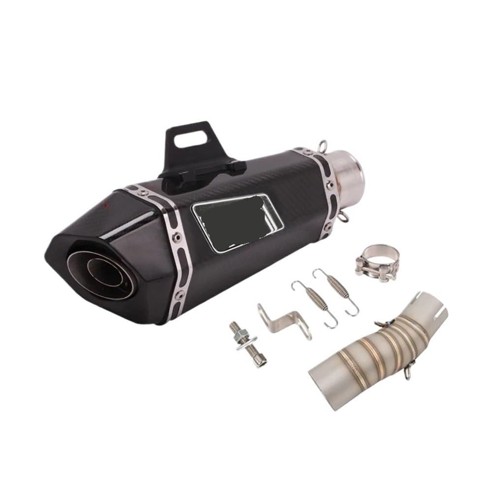 BIKKJBK Motorrad Schalldämpfer Slip Auf Für 450SR 450SS 2022 2023 Motorrad Auspuff Ändern Schalldämpfer Mid Link Schalldämpfer BIKKJBK Motorrad Schalldämpfer Slip Auf Für 450SR 450SS 2022 2023 Motorrad Auspuff Ändern Schalldämpfer Mid Link Schalldämpfer von BIKKJBK