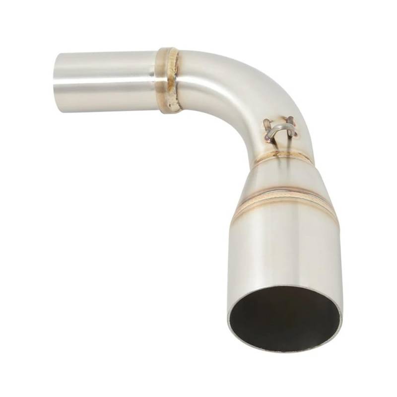 BIKKJBK Motorrad Schalldämpfer Slip Auf Für DR160 DR150S DR 160 Motorrad Auspuff Modifide Mittleren Link Rohr Moto Schalldämpfer von BIKKJBK