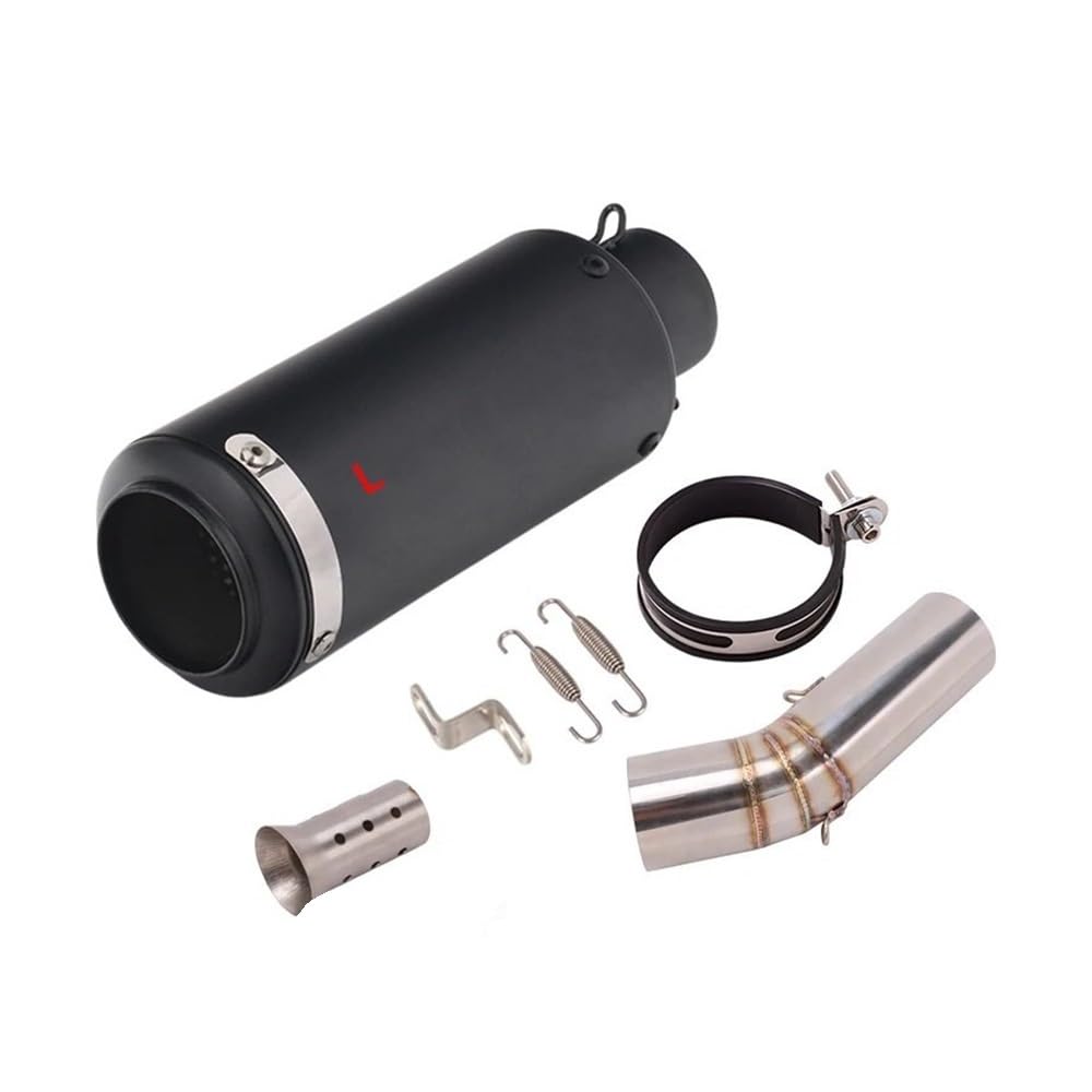 BIKKJBK Motorrad Schalldämpfer Slip-On 60Mm Motocross Schalldämpfer Rohr Otorcycle Auspuff Ändern Mid Link Rohr Anschluss Für Diavel 1200 BIKKJBK Motorrad Schalldämpfer Slip-On 60Mm Motocross Schalldämpfer Rohr Otorcycle Auspuff Ändern Mid Link Rohr Anschluss Für Diavel 1200 von BIKKJBK