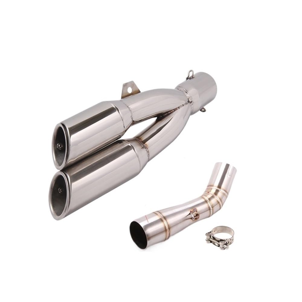 BIKKJBK Motorrad Schalldämpfer Slip-On Für 502C Trk502C Motorrad Auspuffschalldämpfer Modifiziert Link Pipe Schalldämpfer Abnehmbar BIKKJBK Motorrad Schalldämpfer Slip-On Für 502C Trk502C Motorrad Auspuffschalldämpfer Modifiziert Link Pipe Schalldämpfer Abnehmbar von BIKKJBK