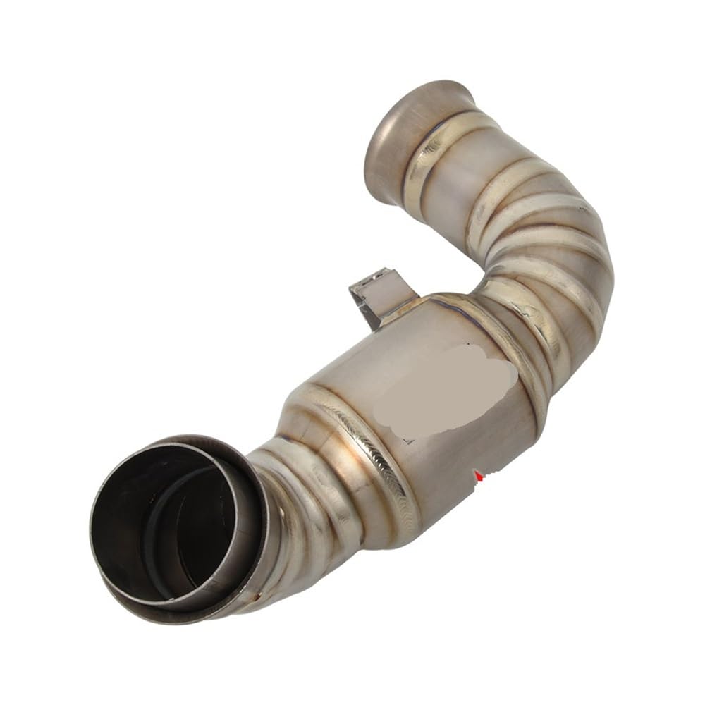 BIKKJBK Motorrad Schalldämpfer Slip-On Für 800MT CF 800-5A 2021 2022 Edelstahl-Motorradauspuff Titanlegierung Mittelverbindungsrohr Schalldämpfer BIKKJBK Motorrad Schalldämpfer Slip-On Für 800MT CF 800-5A 2021 2022 Edelstahl-Motorradauspuff Titanlegierung Mittelverbindungsrohr Schalldämpfer von BIKKJBK