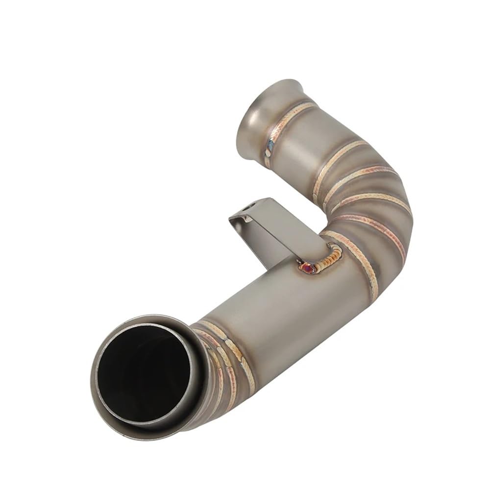BIKKJBK Motorrad Schalldämpfer Slip On Für 800NK NK800 Motorradauspuff S Mittelverbindungsrohr Verbindungsschalldämpfer Edelstahl BIKKJBK Motorrad Schalldämpfer Slip On Für 800NK NK800 Motorradauspuff S Mittelverbindungsrohr Verbindungsschalldämpfer Edelstahl von BIKKJBK