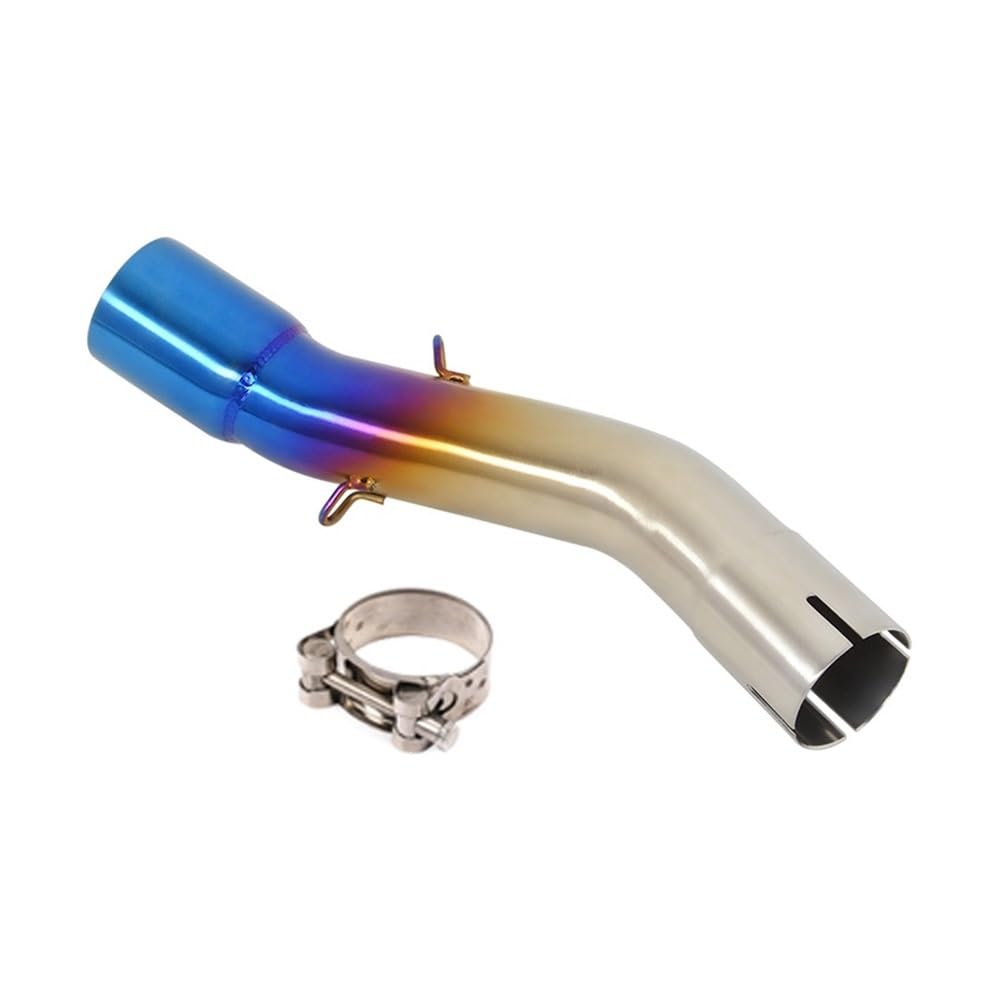 BIKKJBK Motorrad Schalldämpfer Slip-On Für DL250 GSX250R Motorrad-Auspuffschalldämpfer, Modifiziertes Mittleres Verbindungsrohr Aus Edelstahl, 50,8 Mm BIKKJBK Motorrad Schalldämpfer Slip-On Für DL250 GSX250R Motorrad-Auspuffschalldämpfer, Modifiziertes Mittleres Verbindungsrohr Aus Edelstahl, 50,8 Mm von BIKKJBK
