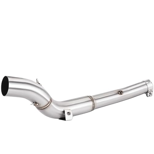 BIKKJBK Motorrad Schalldämpfer Slip-On Für DR-Z400 DRZ400 DRZ-400 DR Z400 SM SE 2000-2022 Motorradauspuff 51mm Vorne Link Rohr von BIKKJBK