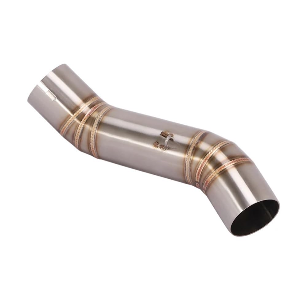 BIKKJBK Motorrad Schalldämpfer Slip-On Für NX500 NX 500 2024 Motorradauspuff Edelstahl Mittelverbindungsrohr Anschluss 51mm Schalldämpferrohr BIKKJBK Motorrad Schalldämpfer Slip-On Für NX500 NX 500 2024 Motorradauspuff Edelstahl Mittelverbindungsrohr Anschluss 51mm Schalldämpferrohr von BIKKJBK