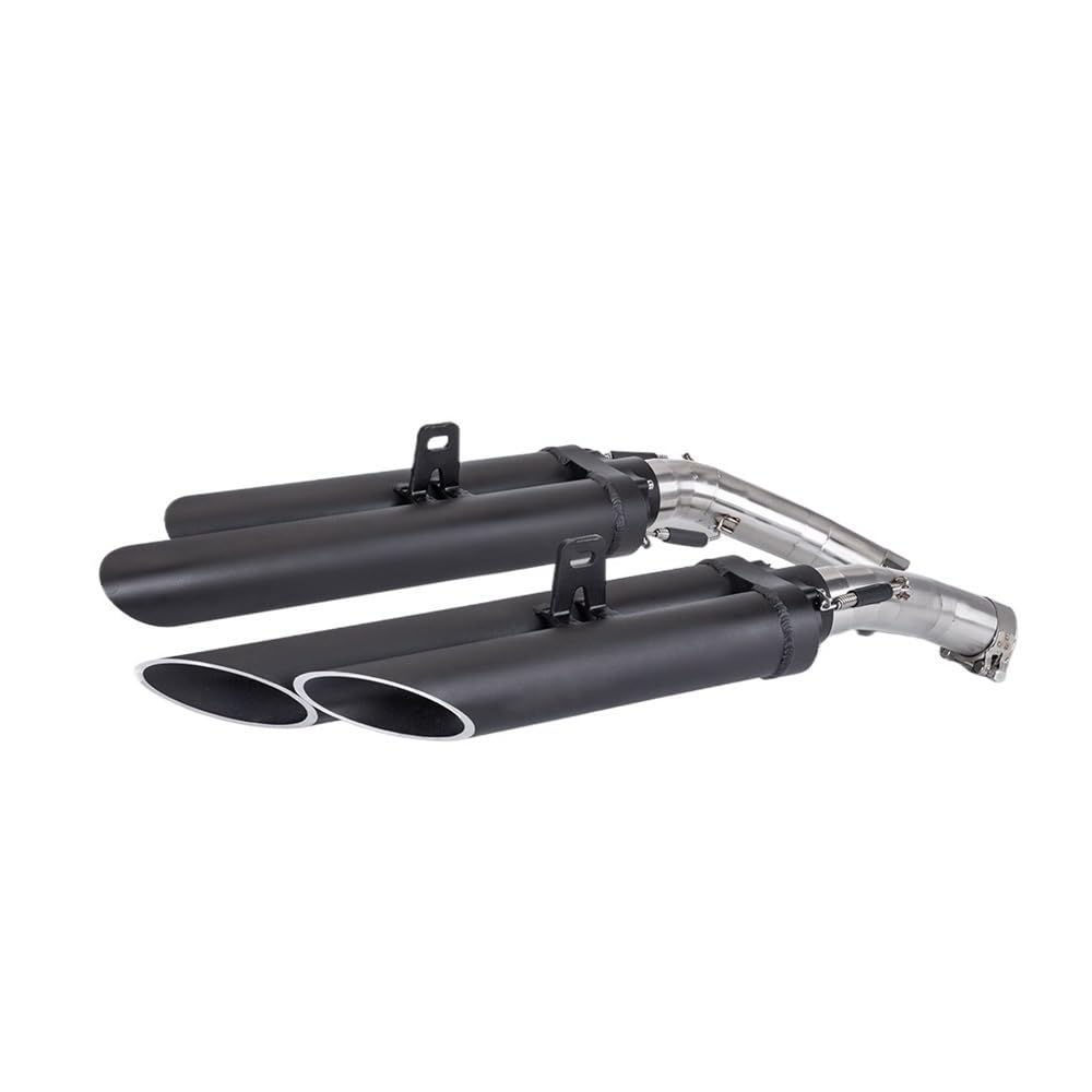 BIKKJBK Motorrad Schalldämpfer Slip On Für R1 Vollauspuff Mittelrohr Für YZF-R1 YZF R1 Edelstahl-Auspuffrohr 04–06 BIKKJBK Motorrad Schalldämpfer Slip On Für R1 Vollauspuff Mittelrohr Für YZF-R1 YZF R1 Edelstahl-Auspuffrohr 04–06 von BIKKJBK