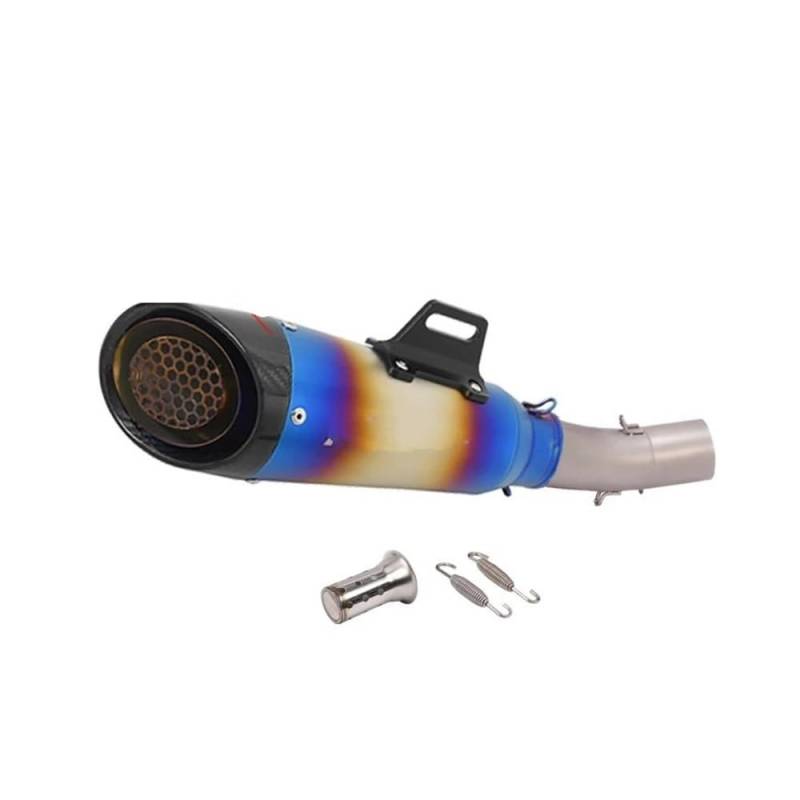 BIKKJBK Motorrad Schalldämpfer Slip-On Für Scrambler 800 2015-2020 Für Monster 797 2017-2020 Motorradauspuff Moto Modifizierter Schalldämpfer von BIKKJBK