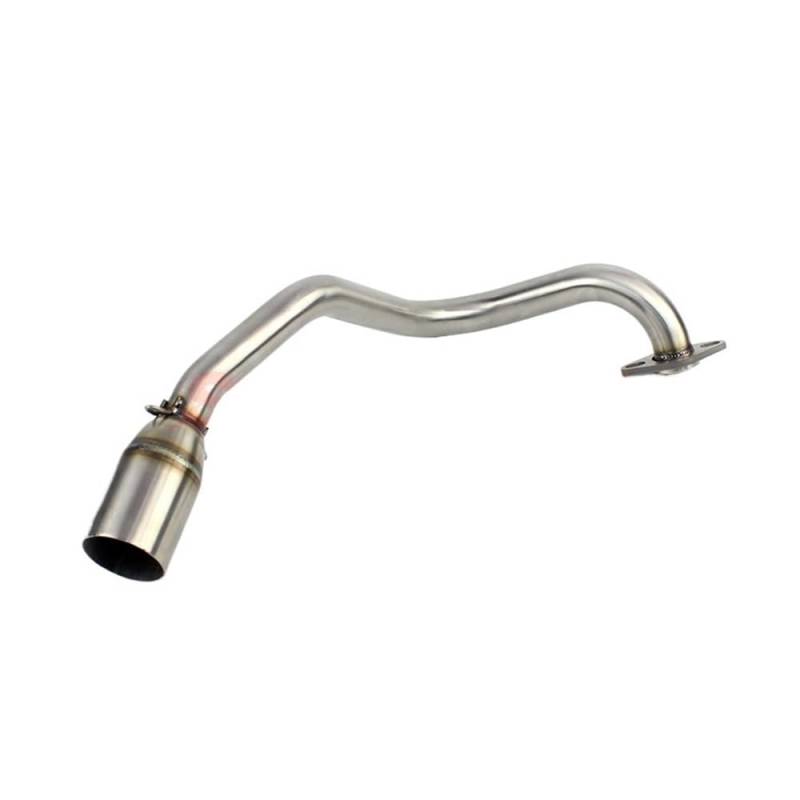 BIKKJBK Motorrad Schalldämpfer Slip-On Für XADV 150 X-ADV150 Auspuff Vorne Rohr Edelstahl Motorrad Modifiziert Full S Motocross Connect Link von BIKKJBK