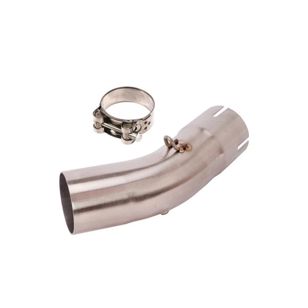 BIKKJBK Motorrad Schalldämpfer Slip-On Für Z900RS Z900 RS Motorradauspuff Moto Edelstahl Mid Link Pipe Connect 51mm Schalldämpfer BIKKJBK Motorrad Schalldämpfer Slip-On Für Z900RS Z900 RS Motorradauspuff Moto Edelstahl Mid Link Pipe Connect 51mm Schalldämpfer von BIKKJBK