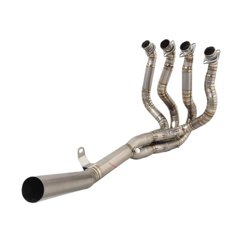 BIKKJBK Motorrad Schalldämpfer Slip-On Für ZH2 SE 20202021 2022 2023 2024 Motorradauspuff Titanlegierung Front Link Pipe Connect Original Schalldämpfer von BIKKJBK