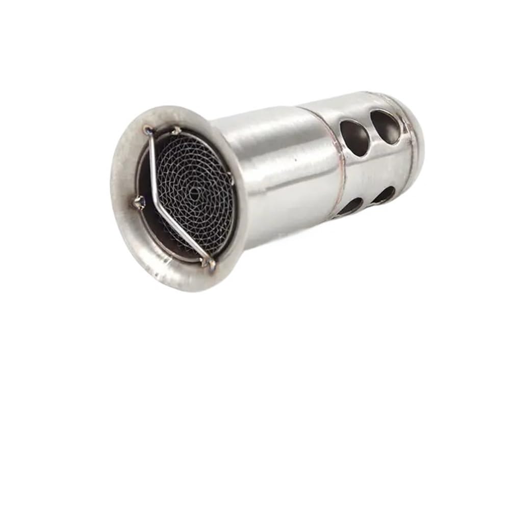 BIKKJBK Motorrad Schalldämpfer Slip On Universal Motorrad 51mm 60mm Schalldämpfer Noise Sound Auspuff Moto Schalldämpfer BIKKJBK Motorrad Schalldämpfer Slip On Universal Motorrad 51mm 60mm Schalldämpfer Noise Sound Auspuff Moto Schalldämpfer von BIKKJBK