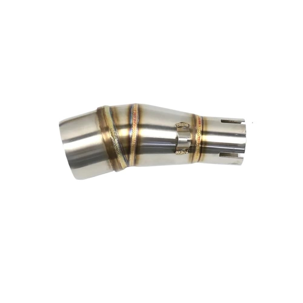 BIKKJBK Motorrad Schalldämpfer Universal 51mm Motorrad Auspuff Mitte Edelstahl Mitte Link Rohr Für ER6N Für Ninjia 250 Z250 Z250SL R3 BIKKJBK Motorrad Schalldämpfer Universal 51mm Motorrad Auspuff Mitte Edelstahl Mitte Link Rohr Für ER6N Für Ninjia 250 Z250 Z250SL R3 von BIKKJBK