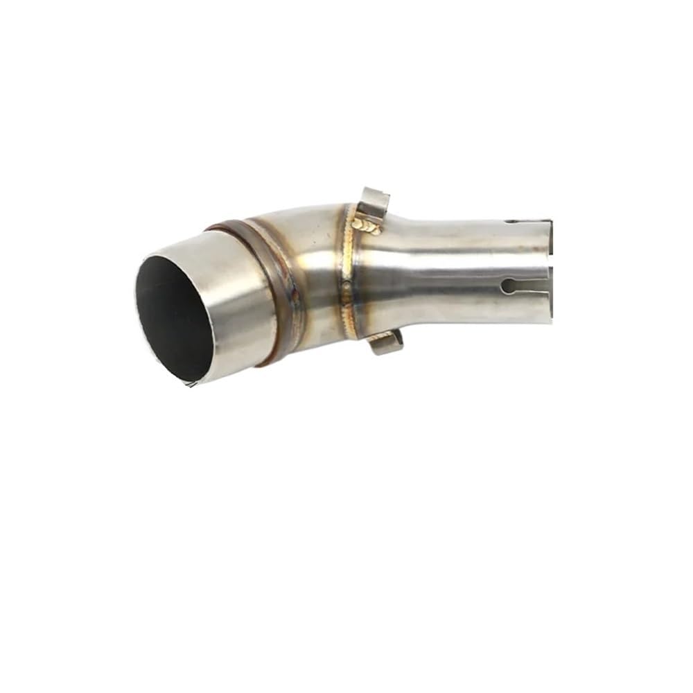 BIKKJBK Motorrad Schalldämpfer Universal 51mm Motorrad Auspuff Mitte Edelstahl Mitte Link Rohr Für ER6N Für Ninjia 250 Z250 Z250SL R3 BIKKJBK Motorrad Schalldämpfer Universal 51mm Motorrad Auspuff Mitte Edelstahl Mitte Link Rohr Für ER6N Für Ninjia 250 Z250 Z250SL R3 von BIKKJBK