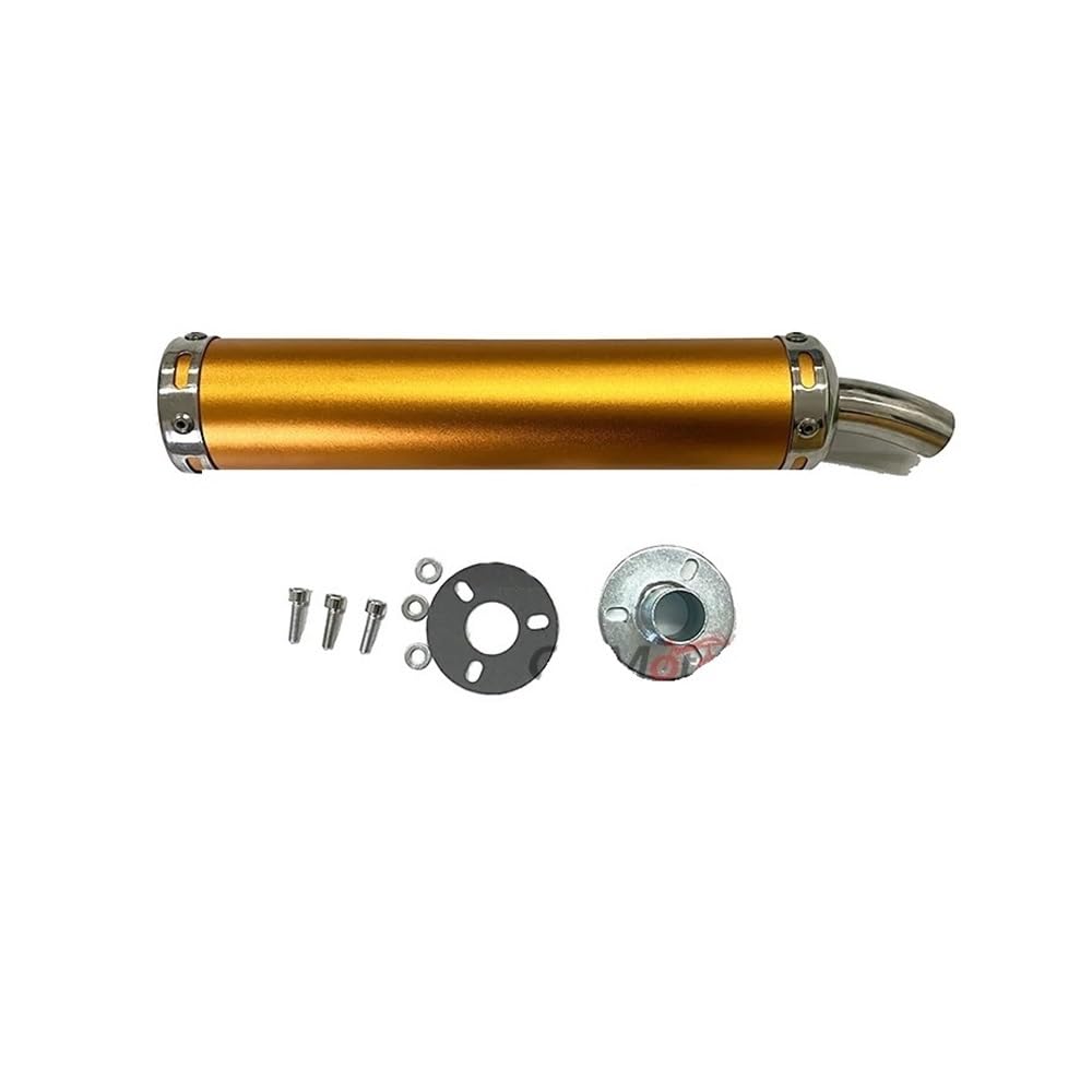 BIKKJBK Motorrad Schalldämpfer Universal Metall 60x280mm Lange Motorrad Auspuff Schalldämpfer 2-takt Schalldämpfer Für 50cc-240cc BIKKJBK Motorrad Schalldämpfer Universal Metall 60x280mm Lange Motorrad Auspuff Schalldämpfer 2-takt Schalldämpfer Für 50cc-240cc von BIKKJBK