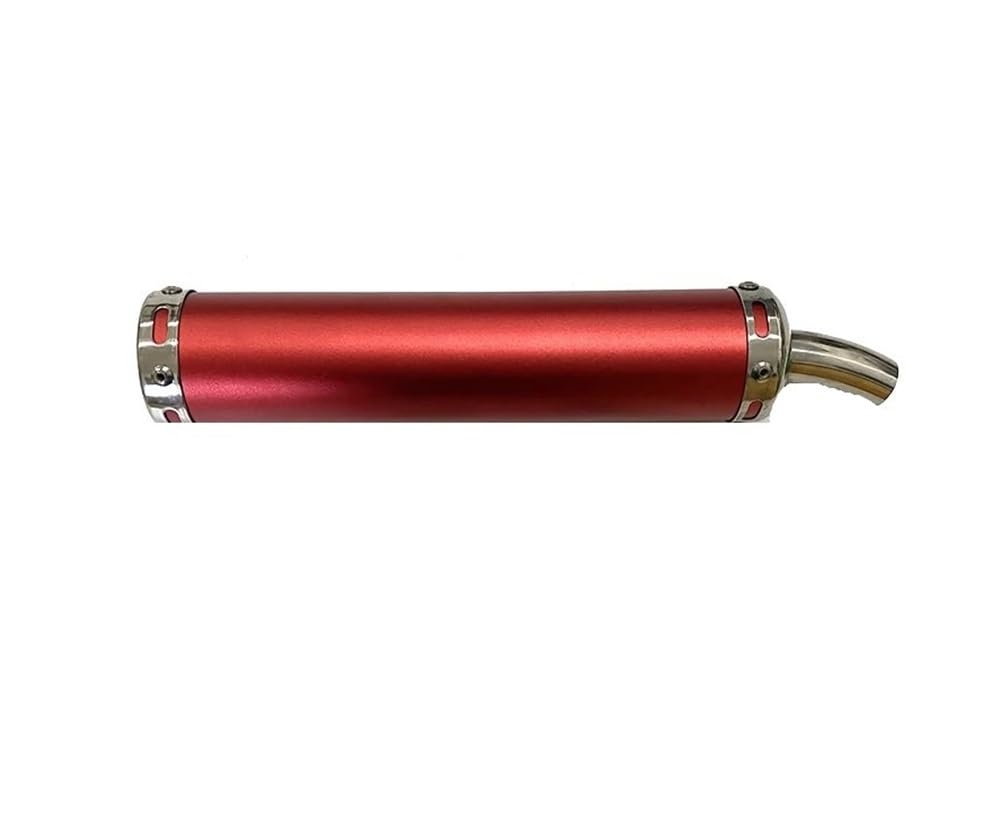 BIKKJBK Motorrad Schalldämpfer Universal Metall 60x280mm Lange Motorrad Auspuffrohr Schalldämpfer 2stoke Schalldämpfer Für 50cc-240cc BIKKJBK Motorrad Schalldämpfer Universal Metall 60x280mm Lange Motorrad Auspuffrohr Schalldämpfer 2stoke Schalldämpfer Für 50cc-240cc von BIKKJBK